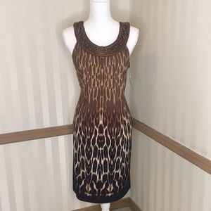 House of CB Established 1962 Animal Print Dress (Size 14) - NWT